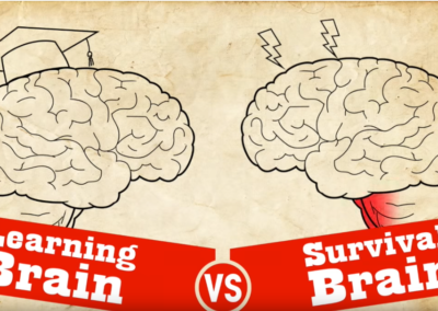 Understanding Trauma: Learning Brain vs Survival Brain (video)